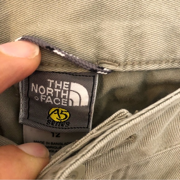 The North Face A5 Series cotton khaki Flare Pants Size 12 Cargo outdoor hiking - Picture 6 of 14